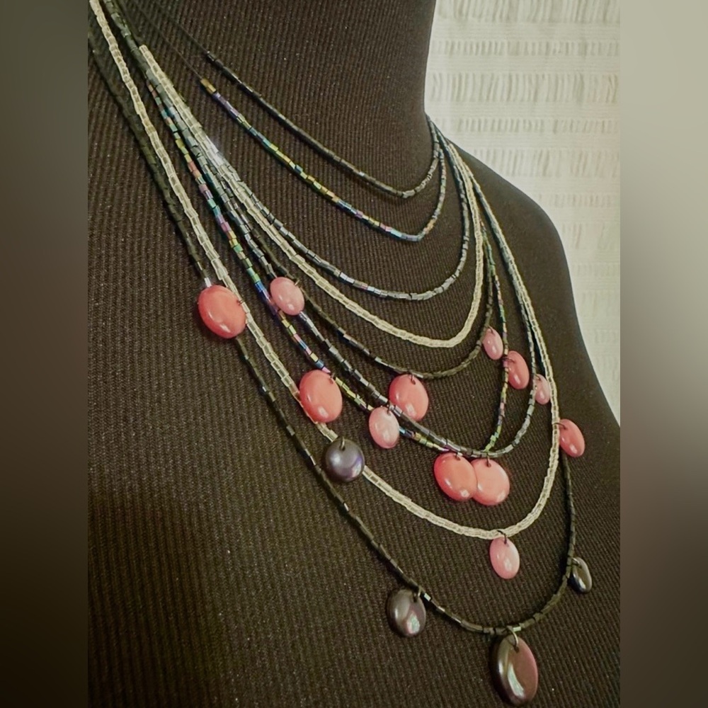 Multi Strand Necklace - Picture 2 of 3